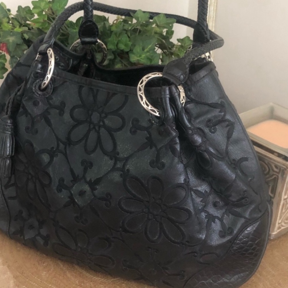 Brighton “VALENCIA” learher hobo shoulder bag